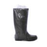 Sur-bottes jetables transparentes gaufrées polyéthylène — vue 1
