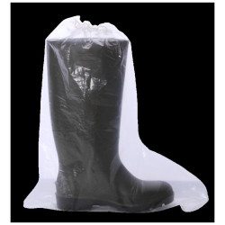 Sur-bottes jetables en polyéthylène gaufré, vue du produit