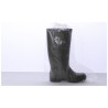 Sur-bottes jetables transparentes gaufrées polyéthylène — vue 3