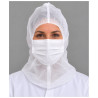 Cagoule heaume jetable avec masque intégré 2 plis — vue 2