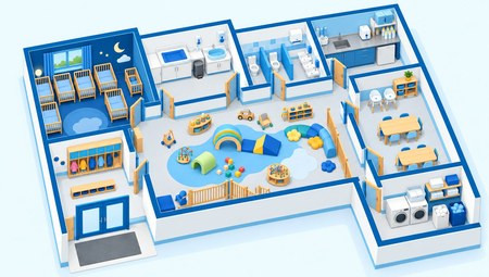 Protocole de nettoyage en crèche : la fiche, pièce par pièce
