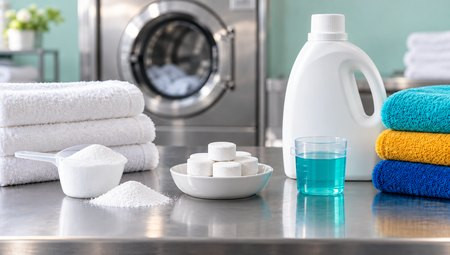 Lessive poudre ou liquide : quel format pour une blanchisserie professionnelle